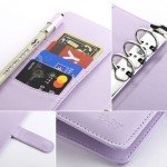 Mr. Pen- Leather Planner Binders, Composition Notebook Cover Refillable, Wallet Binder, 6 Ring (A5, Purple)