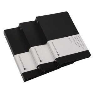 3 Pack A5 A6 B5 Round Ring Binder Cover 6-Ring 9-Ring PVC Binder Covers Refillable Notebook Loose Leaf Binder Protector (Inner Paper Not Included) (A6 black 3 pack)