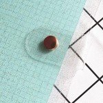 Personal A5 Glitter PVC Binder Cover Clear Soft PVC Notebook Shell 6 Rose Gold Round Ring Binders with Snap Button Closure Loose Leaf Folders (Personal A5, Glitter Cover + Rose Gold Binder)