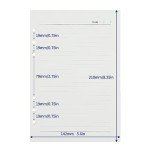 TRASEXTRA A5 Binder Loose-leaf Refillable Notebook Diary Organizer and Pen Set - 100 Sheets Of 200-Page,8.3×5.5IN,100gsm Cream Paper,Premium gift box included(Pink)