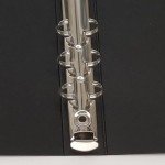 3 Pack A5 A6 B5 Round Ring Binder Cover 6-Ring 9-Ring PVC Binder Covers Refillable Notebook Loose Leaf Binder Protector (Inner Paper Not Included) (A6 black 3 pack)