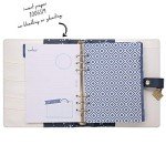 Pukka Pad, Carpe Diem A5 Planner with Weekly, Monthly Undated Inserts, 10 X 9.5 X 2 Inches, Colour Wash