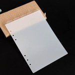 Multibey A5 Binder with Translucent Dividers, 6-Ring Plastic Binder Index for Planner Journal (5 Vertical + 12 Side Tabs + Tab Stickers)