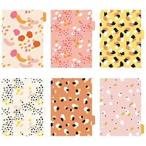 Avery Planner Dividers for A5 Planners, 6-Tab Set, Spots Design, 1 Set (25436)