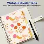 Avery Planner Dividers for A5 Planners, 6-Tab Set, Spots Design, 1 Set (25436)