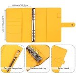 LXWHYP Money Saving Binder, Savings Challenges Book with for Cash Envelopes, 12pcs Zipper Envelopes A5 Budget Binder, Budget Planner for Managing Budgets and Saving Money (Yellow-9.2IN)