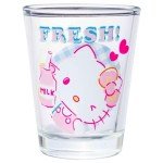 Silver Buffalo Sanrio Hello Kitty Spring Garden Flowers 4 Pack Mini Glass Set, 1.5 Ounces