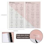 DY.2ten White Dividers for 6 Ring Binder, 7-Tab Sturdy Plastic Dividers, A5 Index Divider, 6 Hole Binder Dividers, Insertable Notebook Planner Tab Dividers for Binders