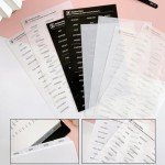 DY.2ten White Dividers for 6 Ring Binder, 7-Tab Sturdy Plastic Dividers, A5 Index Divider, 6 Hole Binder Dividers, Insertable Notebook Planner Tab Dividers for Binders