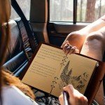 OMEYA Leather Journal Notebook, Refillable Writing Journal Diary Planner for Women Girls (Red Brown, A5-9.3''×6.3'')