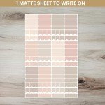 bloom daily planners Calendar Essentials Planner Stickers - 8 Sheets, 1629 Stickers Per Pack! - Color Coordinating Monthly Headings, Dates, Icons, Etc. - Aesthetic Boho