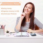 Toplive 3 Pack A6 Planner Refill Paper & Budget Sheets, Monthly Weekly Planner Losse Leaf Inserts 6 Hole Expense Tracker or A6 Planner Binder Cover Budget Bill Saving Organizer, Oil Painting 3 Pack