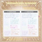 Ospelelf 2025 Leather Undated Daily Planner (5.5 x 8.5''), Weekly & Monthly Life Planner, Organizer Notebook & Productivity Journal. A5 Hardcover with Stickers(Rose Gold)