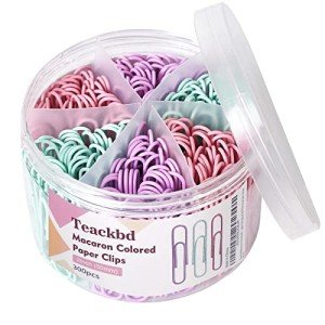 Macaron Colored Paper Clips, Large Paper Clip, 2" Jumbo Paper Clips,300pcs Big Paper Clips for Office Supplies