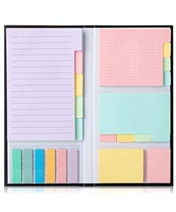 Mr. Pen- Sticky Notes Set, 410 Pack, Pastel Colors, Divider Sticky Notes, School Supplies, Office Supplies, Planner Sticky Note Dividers Tabs, Book Notes