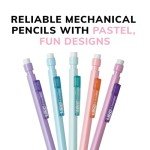 BIC Xtra-Smooth Pastel Mechanical Pencils with Erasers, Medium Point (0.7mm), 40-Count Pack, Bulk Mechanical Pencils for School or Office Supplies