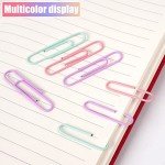 Macaron Colored Paper Clips, Large Paper Clip, 2" Jumbo Paper Clips,300pcs Big Paper Clips for Office Supplies