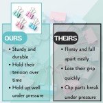 Mr. Pen- Pastel Binder Clips, 50 Pack, 0.75 in, Pastel Color, Small Clips, Small Binder Clips, Paper Binder Clips, Binder Clips Small Size, Small Paper Clips, Office Clips, Micro Binder Clips