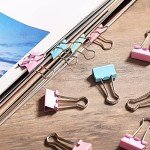 Mr. Pen- Pastel Binder Clips, 50 Pack, 0.75 in, Pastel Color, Small Clips, Small Binder Clips, Paper Binder Clips, Binder Clips Small Size, Small Paper Clips, Office Clips, Micro Binder Clips