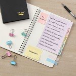 Mr. Pen- Sticky Notes Set, 410 Pack, Pastel Colors, Divider Sticky Notes, School Supplies, Office Supplies, Planner Sticky Note Dividers Tabs, Book Notes