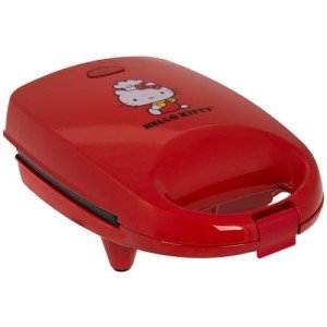 Hello Kitty Sandwich Maker, Electric 520W, Red, 6 x 8.75 inches