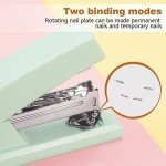 Tamaki Stapler, Office Stapler, Stapler for Desk Portable Durable Staplers Office Supplies (Green)