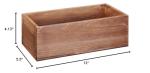 Rustic 12” Wood Pallet Storage Bins - 4 Pack