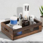 Rustic Nesting Wooden Storage Crates - Set of 2