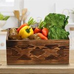 3 Pack Rustic Wooden Nesting Storage Crates