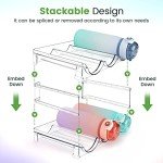 Water Bottle Organizer Rack - 2 Pack Set