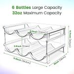 Water Bottle Organizer Rack - 2 Pack Set