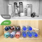 Water Bottle Organizer Rack - 2 Pack Set