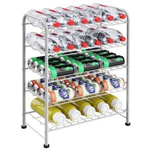 5-Tier Freestanding Water Bottle Storage Rack