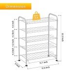 5-Tier Freestanding Water Bottle Storage Rack