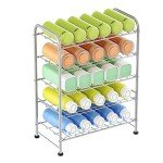 5-Tier Freestanding Water Bottle Storage Rack