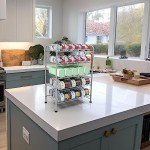 5-Tier Freestanding Water Bottle Storage Rack