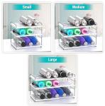 Adjustable 3-Tier Kitchen Cabinet Bottle Organizer