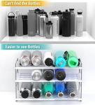 Adjustable 3-Tier Kitchen Cabinet Bottle Organizer