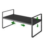 Expandable Cabinet Organizer Shelf for Home Storage