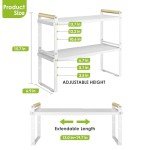 Expandable Stackable Shelf Organizers – 2 Pack