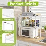 Expandable Stackable Shelf Organizers – 2 Pack