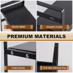 Expandable Metal Medicine Cabinet Organizer Shelf - Black