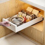 21" Deep Pull-Out Cabinet Organizer with Drawers