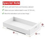 21" Deep Pull-Out Cabinet Organizer with Drawers
