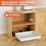 16.5" Deep Pull Out Cabinet Organizer - 2 Pack