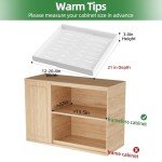 4-Pack Adjustable Pull-Out Cabinet Organizers