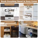 21" Deep Pull-Out Cabinet Organizer with Drawers