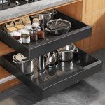 Expandable Pull Out Cabinet Organizer - 2 Pack