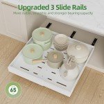 4-Pack Adjustable Pull-Out Cabinet Organizers