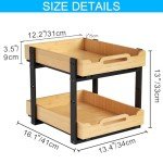 Golener 2-Tier Pull-Out Cabinet Organizer Drawers